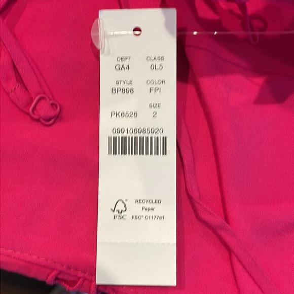 NWT J.Crew Collection side-cutout midi dress in pink eyelet Style BP898 - Picture 7 of 7